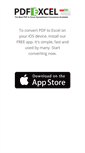 Mobile Screenshot of pdftoexcel.org